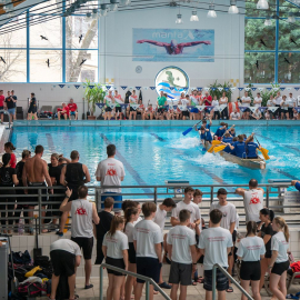 Színvonalas versennyel, nagy részvevői létszámmal zajlott az év első versenye a sárkányhajósoknál